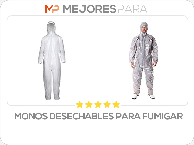 monos desechables para fumigar