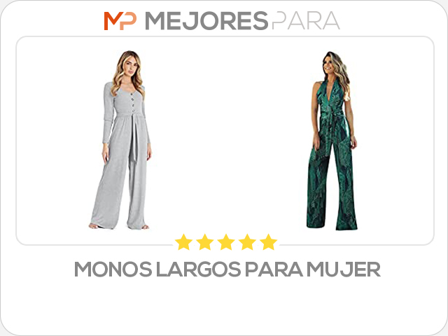 monos largos para mujer