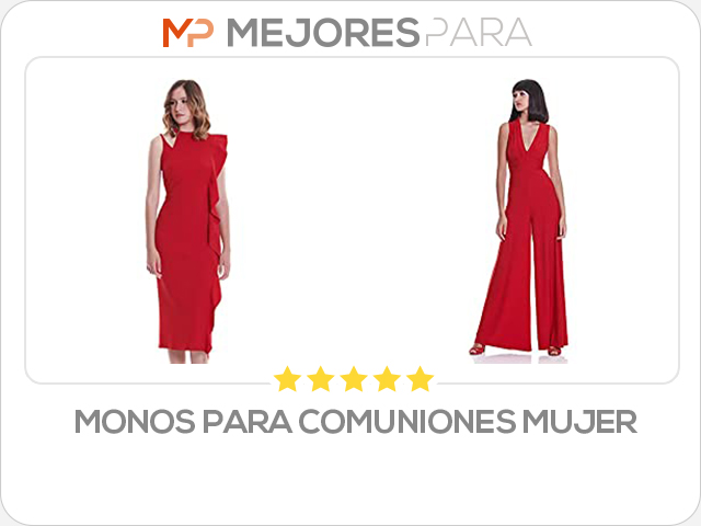 monos para comuniones mujer