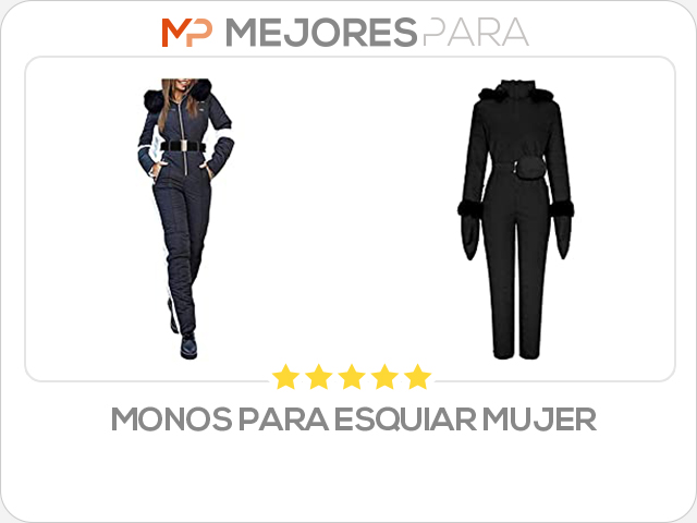 monos para esquiar mujer