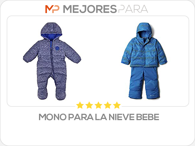 mono para la nieve bebe