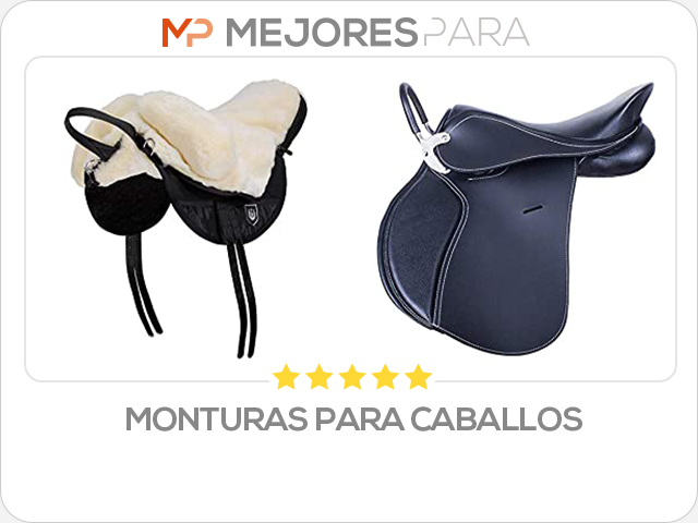 monturas para caballos