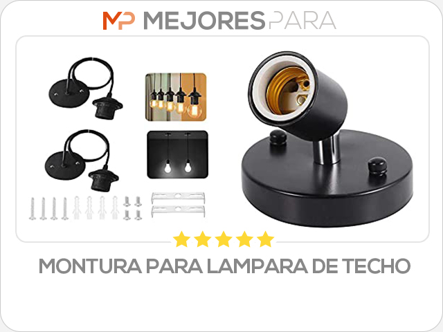 montura para lampara de techo