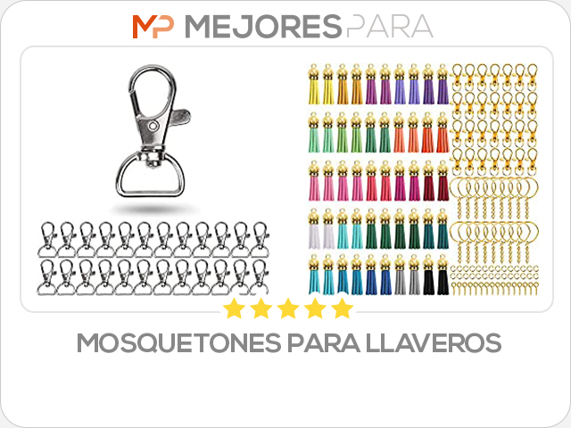 mosquetones para llaveros