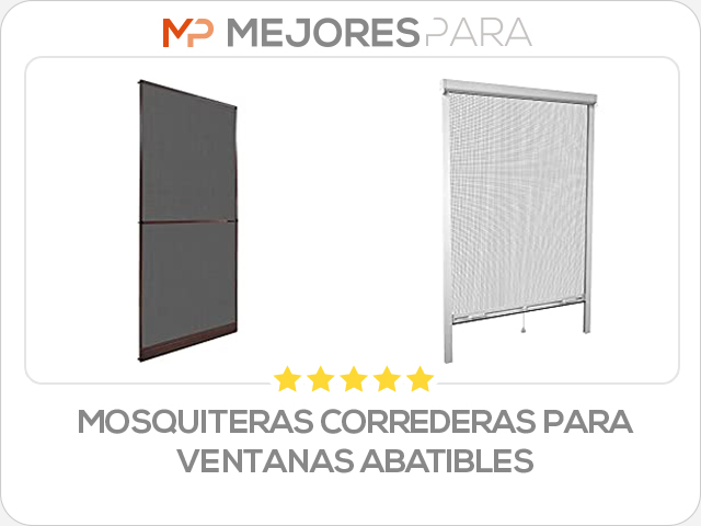 mosquiteras correderas para ventanas abatibles