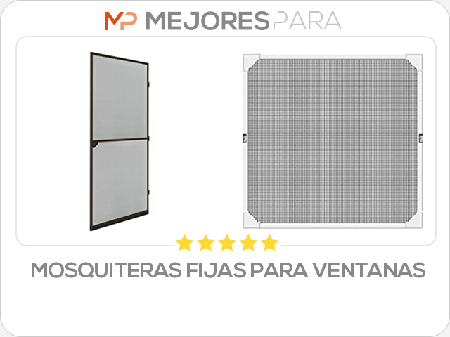 mosquiteras fijas para ventanas