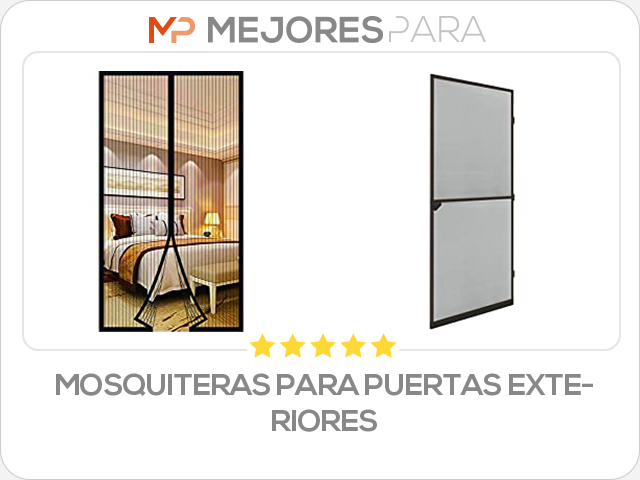 mosquiteras para puertas exteriores