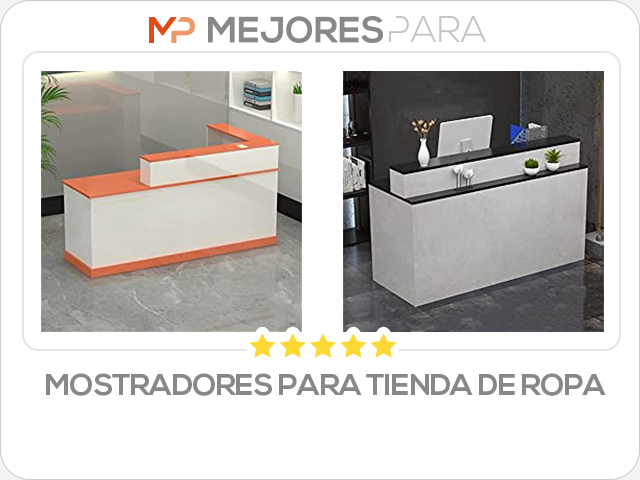 mostradores para tienda de ropa