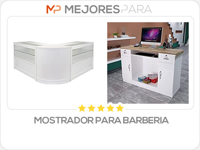 mostrador para barberia