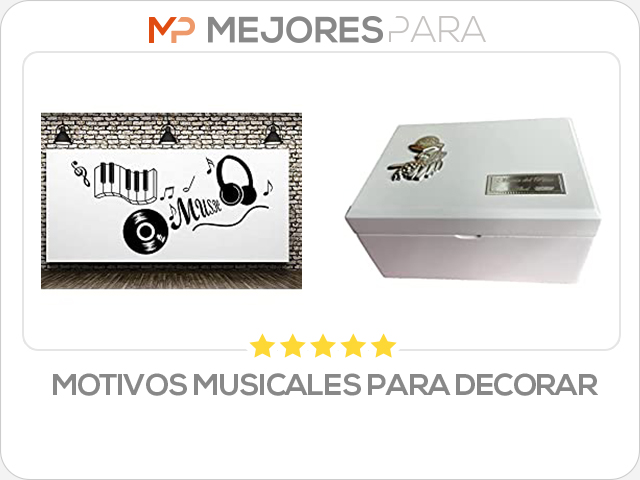 motivos musicales para decorar