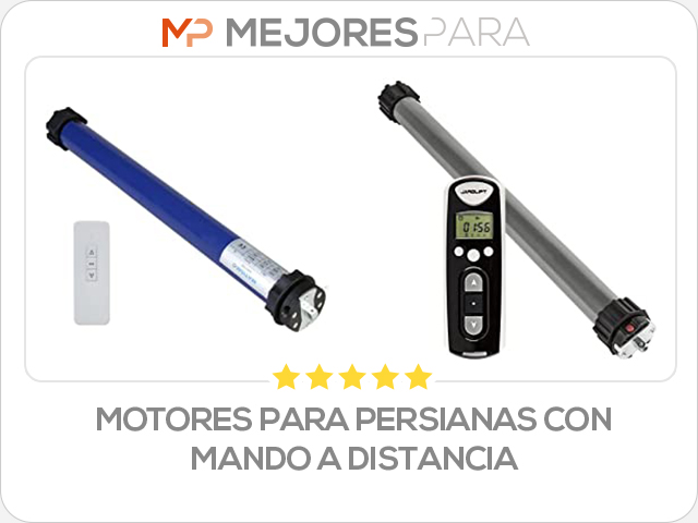 motores para persianas con mando a distancia