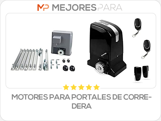 motores para portales de corredera