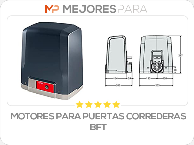 motores para puertas correderas bft