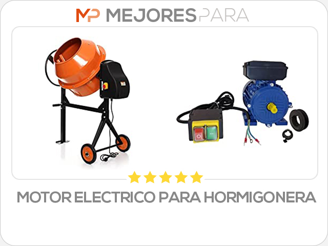 motor electrico para hormigonera