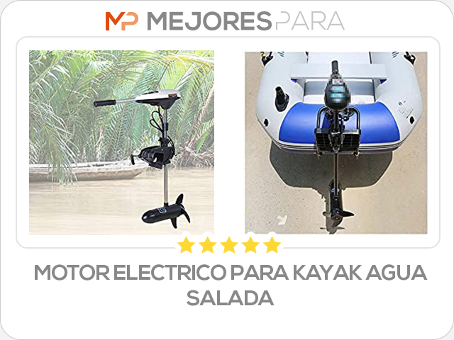 motor electrico para kayak agua salada