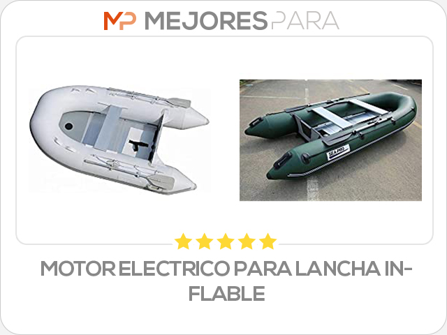 motor electrico para lancha inflable