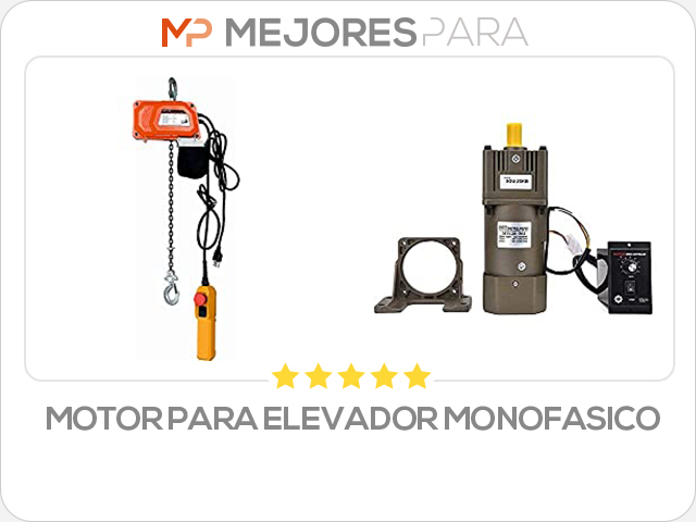 motor para elevador monofasico