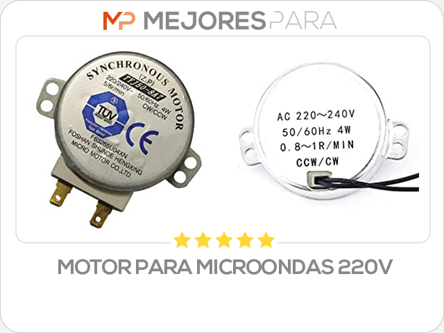 motor para microondas 220v