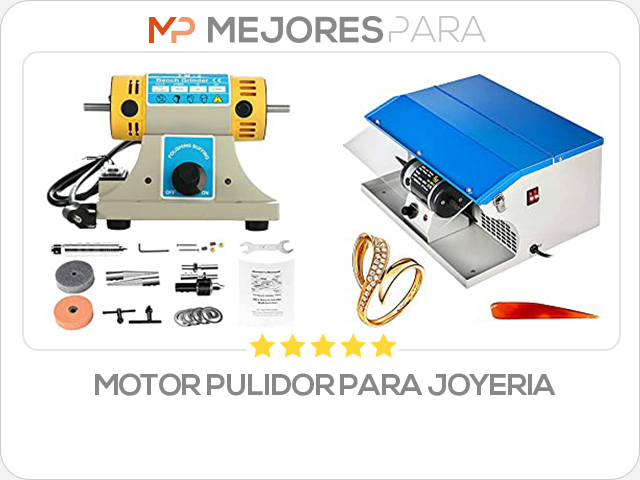 motor pulidor para joyeria