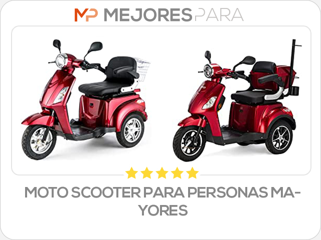 moto scooter para personas mayores