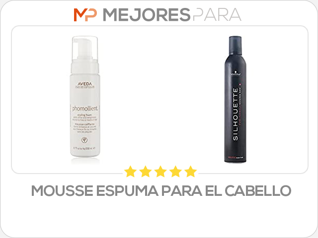 mousse espuma para el cabello