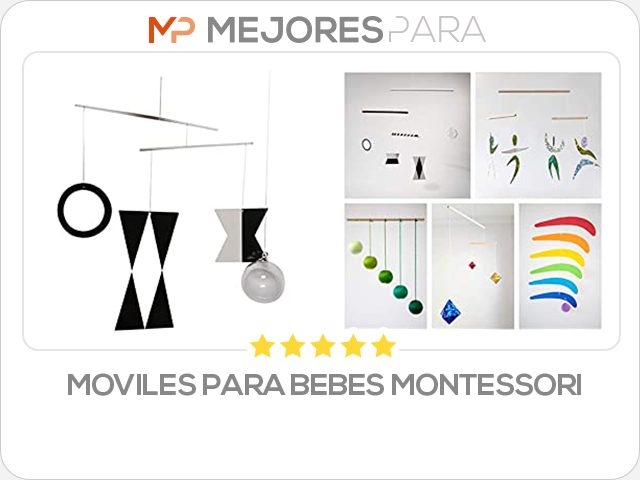 moviles para bebes montessori