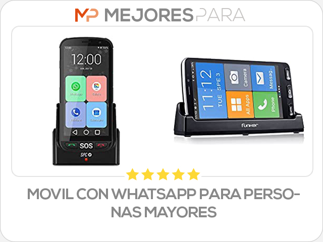 movil con whatsapp para personas mayores