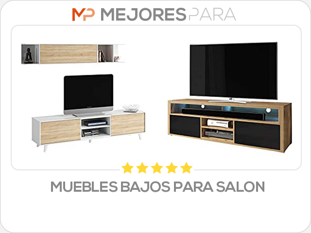 muebles bajos para salon