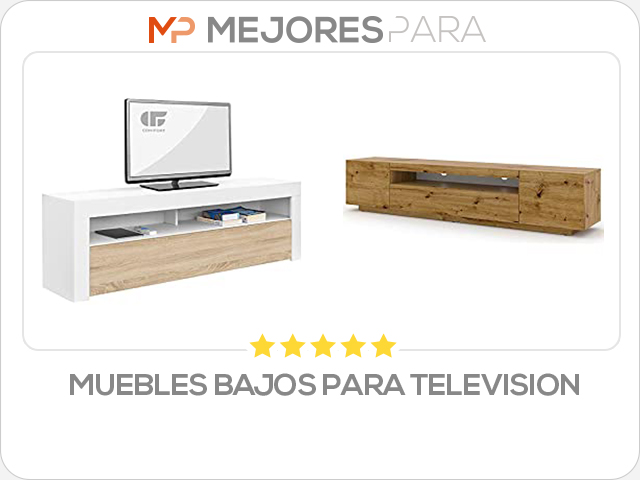 muebles bajos para television