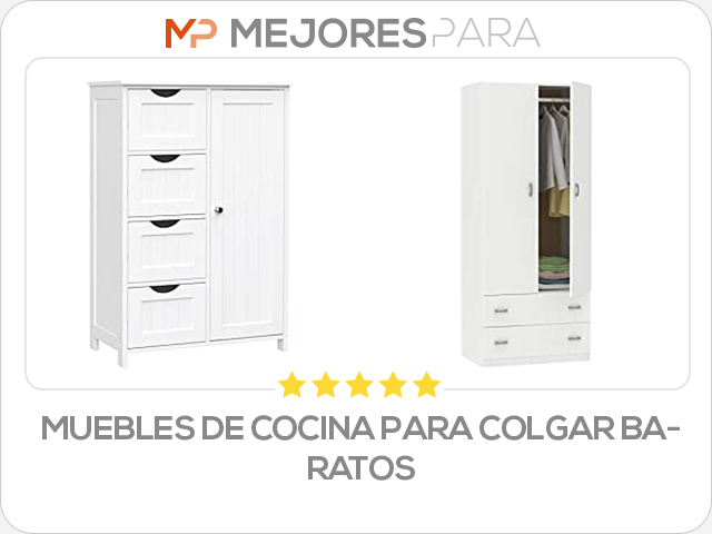 muebles de cocina para colgar baratos