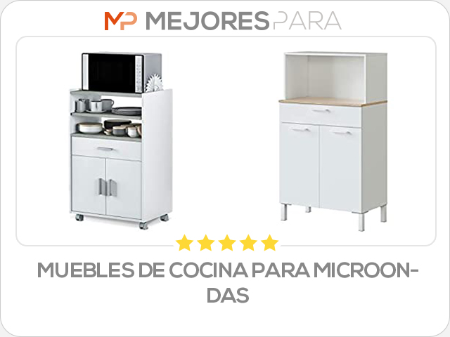 muebles de cocina para microondas