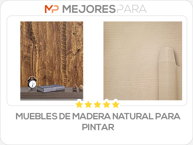 muebles de madera natural para pintar