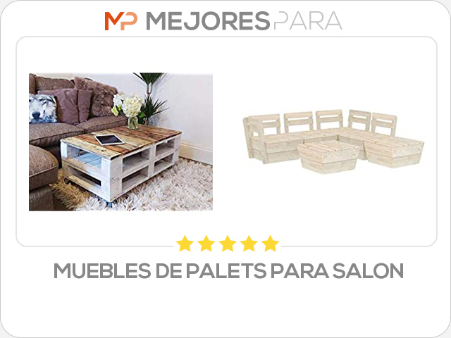 muebles de palets para salon