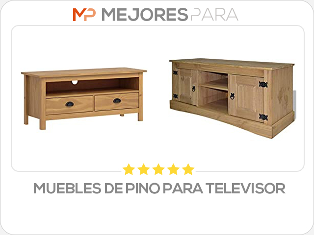 muebles de pino para televisor