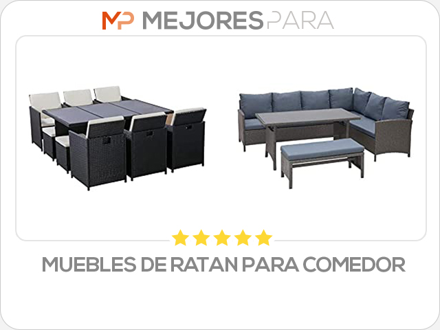 muebles de ratan para comedor