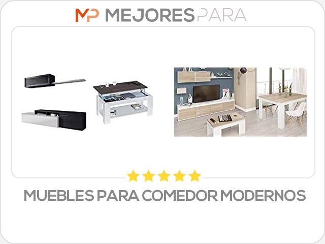 muebles para comedor modernos