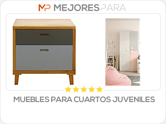 muebles para cuartos juveniles