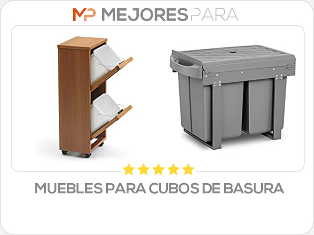 muebles para cubos de basura