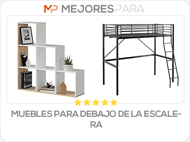 muebles para debajo de la escalera