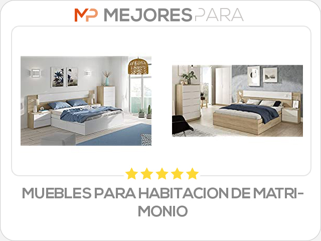 muebles para habitacion de matrimonio