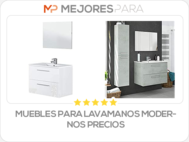 muebles para lavamanos modernos precios