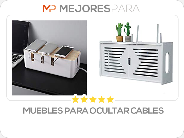 muebles para ocultar cables