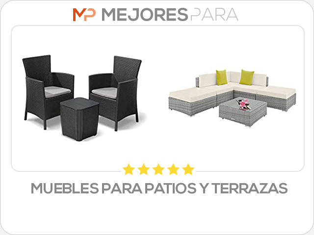 muebles para patios y terrazas