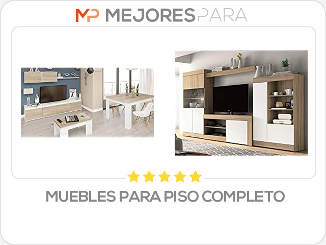 muebles para piso completo