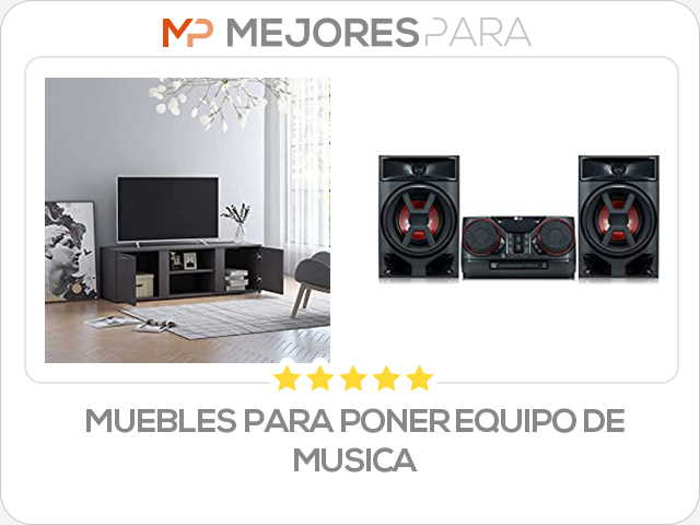 muebles para poner equipo de musica