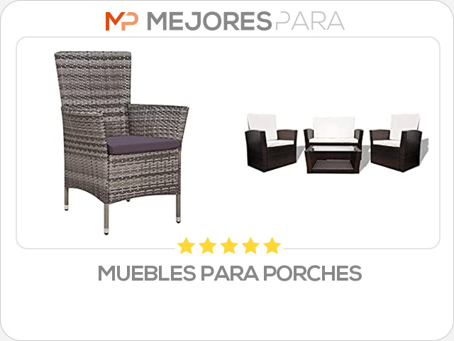 muebles para porches