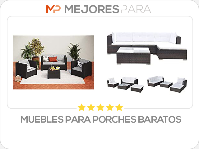 muebles para porches baratos