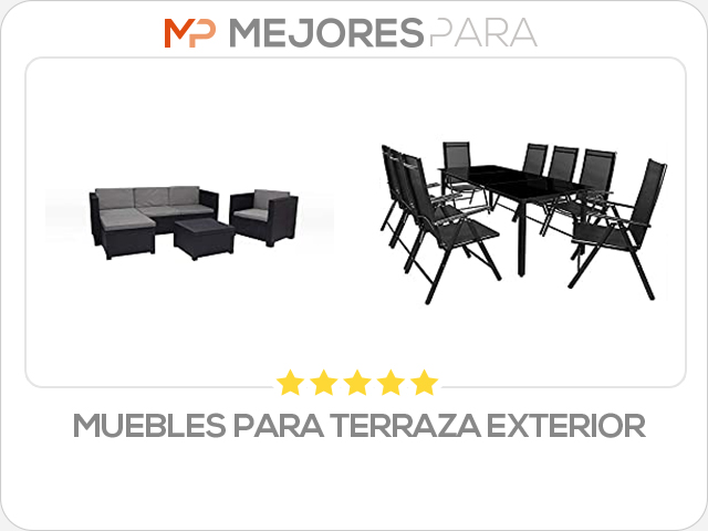 muebles para terraza exterior