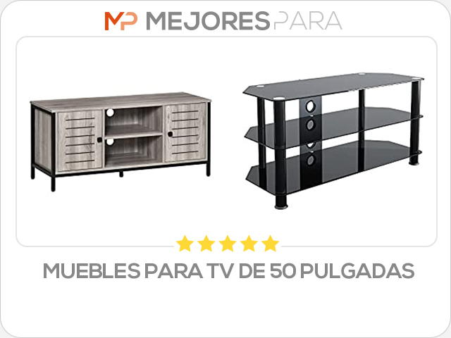 muebles para tv de 50 pulgadas