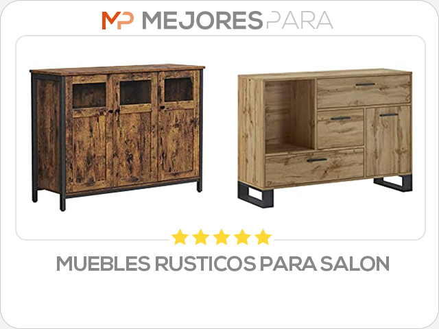 muebles rusticos para salon